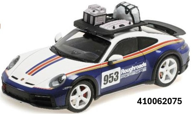 予約 410062075 ミニチャンプス 1/43 ポルシェ 911 ダカール 2022