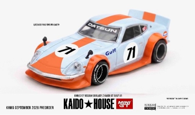 予約 KHMG317 TSM MINI-GT x KAIDO HOUSE 1/64 日産 Nissan