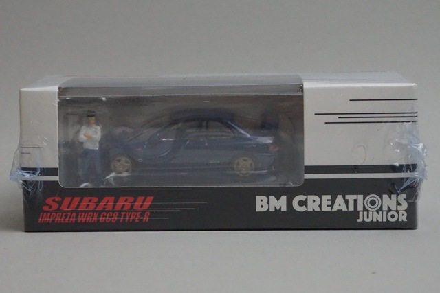 新品 64B0077 BM CREATIONS 1/64 スバル インプレッサ WRX GC8 TYPE-R