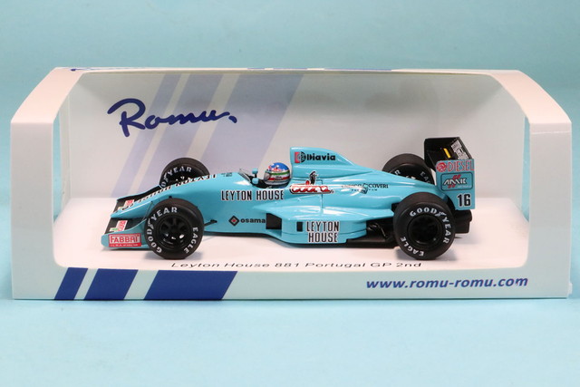 ���� ROMU055 ���ѡ��� 1/43 �������� �쥤�ȥ�ϥ��� �ޡ��� 881 F1 �ݥ�ȥ��� Portuguese GP 1988 I. ���ڥ� 2nd #16 