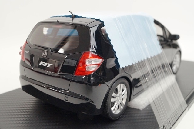 【非売品・ノベルティ】ホンダFITクリスタル文鎮 新品17A11-05 onemodel 1/18 ホンダ FIT Crystal Black Pearl
