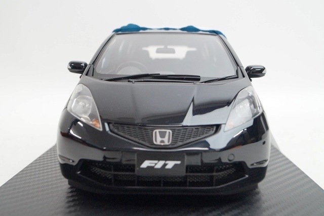 【非売品・ノベルティ】ホンダFITクリスタル文鎮 新品17A11-05 onemodel 1/18 ホンダ FIT Crystal Black Pearl