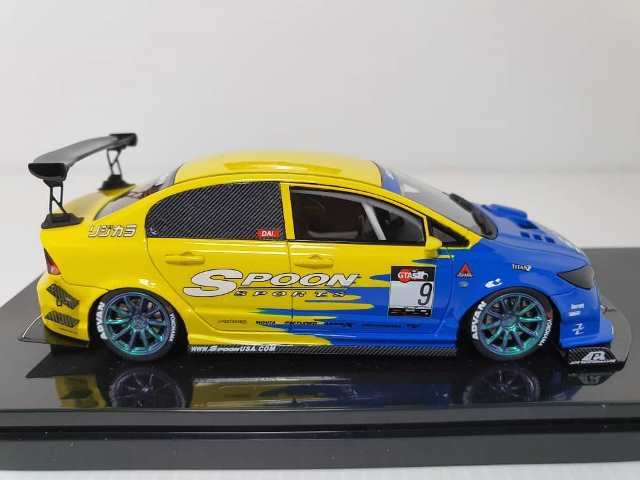 新品20A01-01 onemodel 1/64 ホンダ Civic FD2 Spoon Racing, Boost