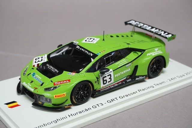 1/43 スパーク SB283 ランボルギーニ ウラカン GT3 24H Spa 2015 #63