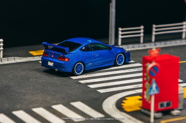新品 T64R-TL022-BL Tarmac Works 1/64 ホンダ Honda Integra TYPE R