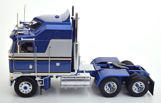 ���� RK180144 ROAD KINGS 1/18  Kenworth K100 Aerodyne 1976 bluemetallic/silver�ʺ�������