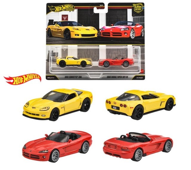 予約 JHW54-9866 ホットウィール プレミアム2パック 2012 コルベット
