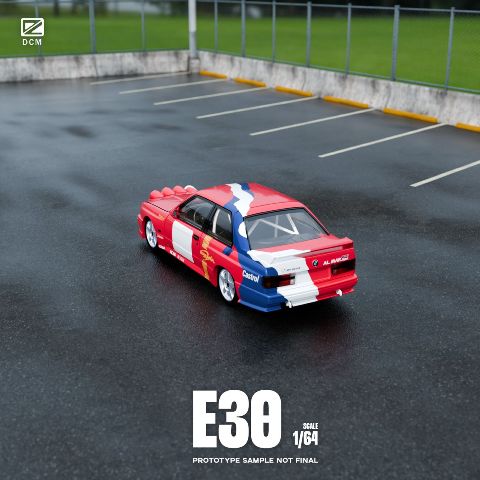 新品 DCM 1/64 BMW M3 (E30) Rally version Red White Blue, Boost