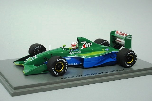 1/43 スパーク S8078 ジョーダン 191 4th カナダGP A.デ.チェザリス