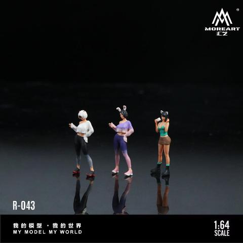 新品 MO223043 MoreArt 1/64 CUTE VITALITY GIRL SET かわいい 女
