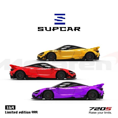 新品 SC64033 SUPCAR 1/64 マクラーレン McLaren 720S Red Ordinary
