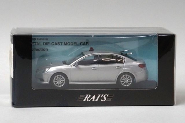 [未使用]レイズ1/43ミニカー 警視庁交通部交通機動隊車両SUBARUレガシィ 1/43 レイズ H7431010 スバル レガシィ B4 2.5GT 2010 警察本部 刑事部