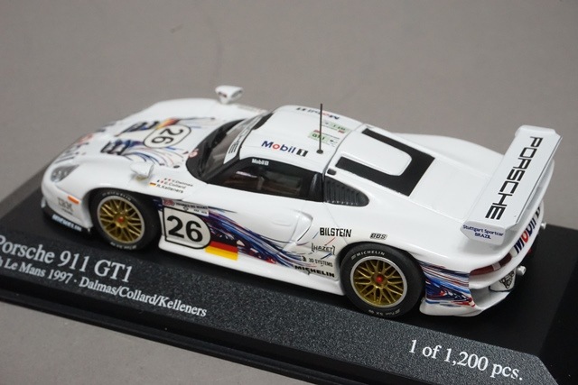 1/43 ミニチャンプス 430976826 ポルシェ 911 GT1 24H LM 1997 #26