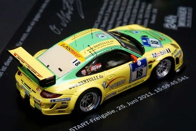 1/43 スパーク MM997-AC-24h11S MANTHEY-RACING特注 ポルシェ 911 GT3
