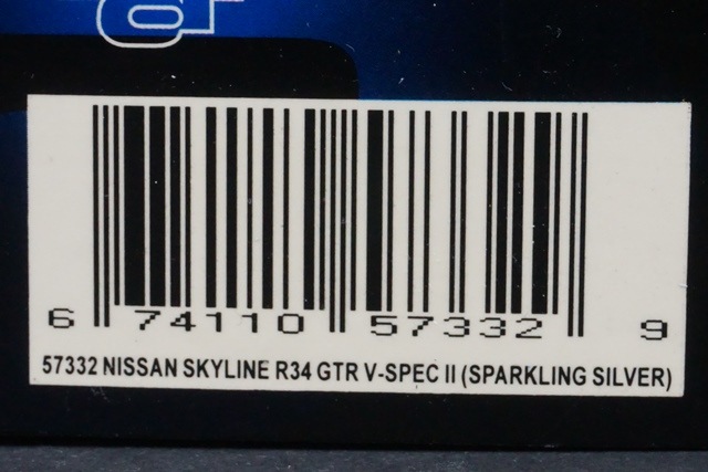 1/43 オートアート 57332 日産 スカイライン R34 GTR VスペックII