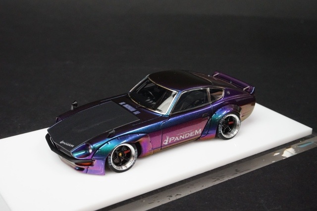 1/43 �ᥤ�����å�/�����ɥ��� �ᥤ�����å�/�����ɥ��� RB001SC PANDEM 240Z ����ɥ����/TE37������ �֥�å�/����ߥ��