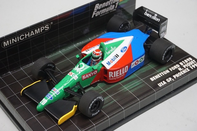 1/43 �ߥ˥����ץ� 400900120 �٥ͥȥ� �ե����� B189B ����ꥫGP 1990 #20 N.�ԥ�