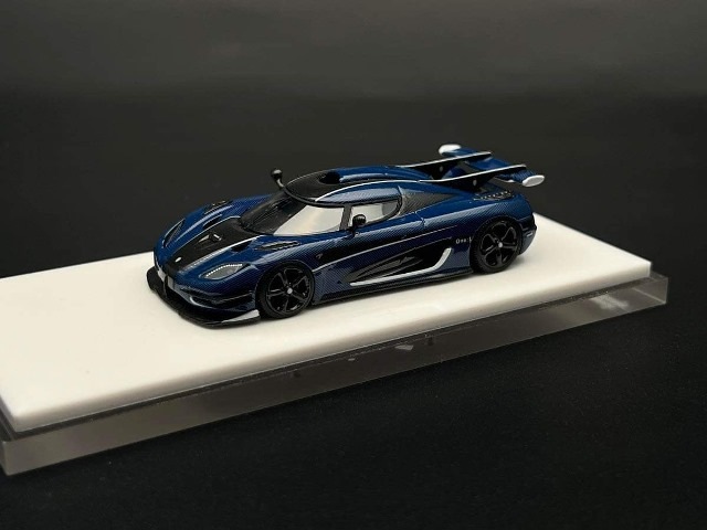 予約 VMB 1/64 ケーニグセグ Koenigsegg ONE1 Blue Carbon