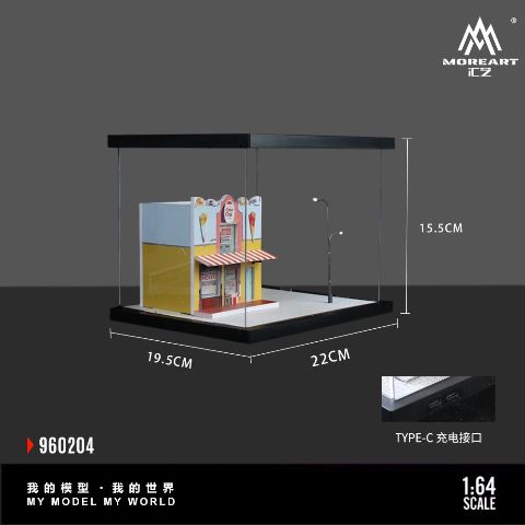 新品 MO960204 MoreArt 1/64 STREET SCENE ASSEMBLY SERIES 04