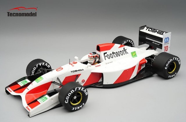 予約 TMD18-458A テクノモデル 1/18 フットワーク FA13 #10 1992 日本