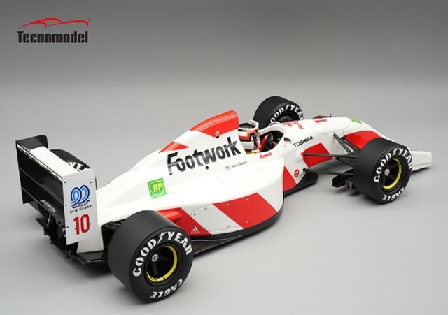 予約 TMD18-458A テクノモデル 1/18 フットワーク FA13 #10 1992 日本