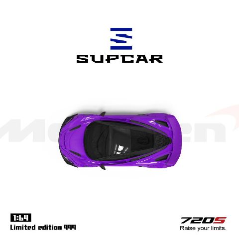 新品 SC64034 SUPCAR 1/64 マクラーレン McLaren 720S Purple Ordinary
