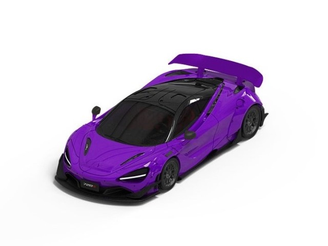 新品 SC64034 SUPCAR 1/64 マクラーレン McLaren 720S Purple Ordinary