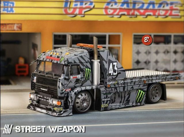 予約 SW Street Weapon 1/64 カマズ カーマズ KamaZ Monster