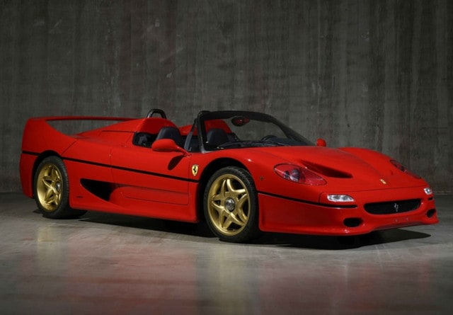 予約 P18190A2 BBR 1/18 フェラーリ Ferrari F50 Spider Red and Gold