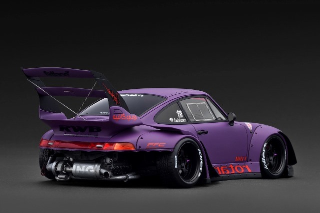 予約 IG4035 イグニッションモデル 1/18 RWB 993 Matte Purple , Boost Gear ミニカー通販
