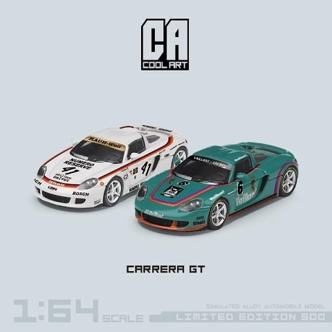 予約 CA645909 COOL ART CA 1/64 ポルシェ カレラ Carrera GT White