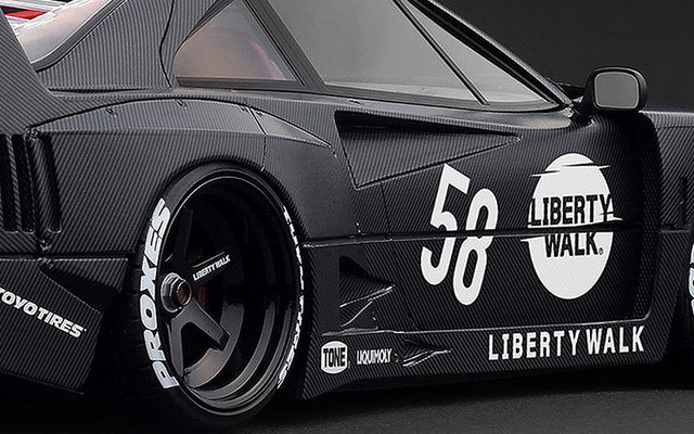 ���� IG3755 �����˥å�����ǥ� 1/18  LB-WORKS 40 Full Carbon �ޥåȥ֥�å��ʥե륫���ܥ�� web����