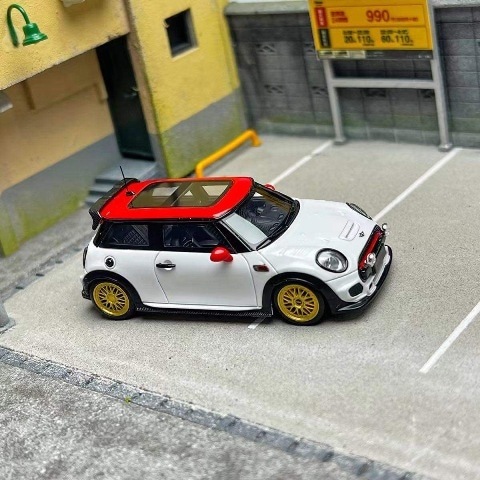 予約 cars' lounge 1/64 BMW ミニクーパー MINI COOPER ag white 限定