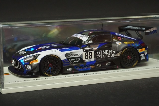 1/43 スパーク SB400 メルセデス AMG GT3 Team AKKA ASP Pole Position