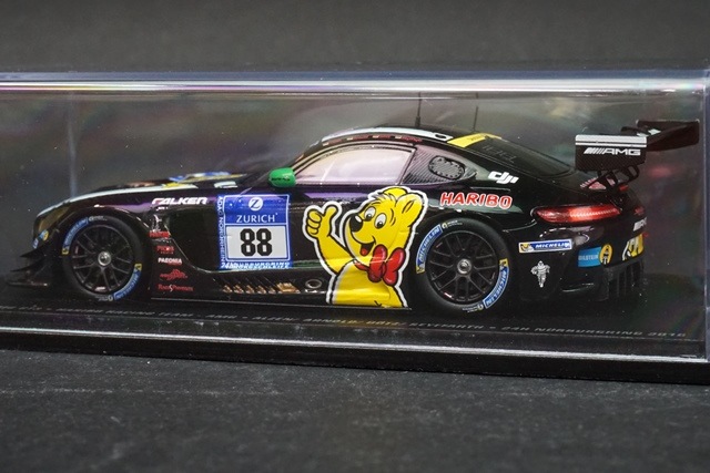 スパーク 1/18 Mercedes AMG GT3 HARIBO 2017 1/43 スパーク SG233 HARIBO特注 メルセデス AMG GT3 HARIBO