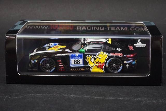 スパーク １/１８ Mercedes ＡＭＧ ＧＴ３ ＨＡＲＩＢＯ ２０１７ Mercedes-Benz AMG GT3, #8, 24h of Nürburgring 2017 - mb143.ru