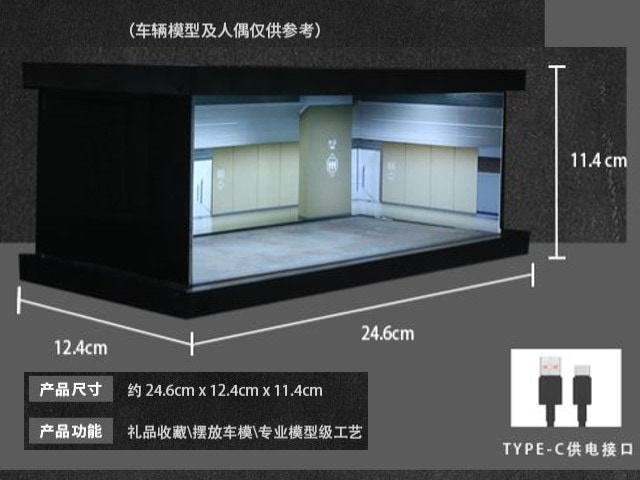 新品 MO960121 MoreArt 1/64 駐車場シリーズ 組み立てモデル A/ 第2
