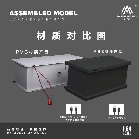 新品 MO960121 MoreArt 1/64 駐車場シリーズ 組み立てモデル A/ 第2