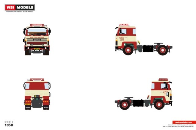 WSI Scania スカニア 1/50 予約 01-4962 WSI 1/50 John Transports SCANIA S NORMAL CS20N 4X2