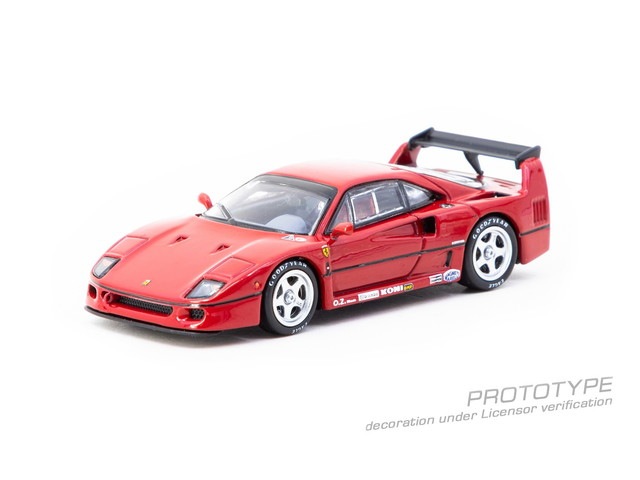 新品 T64R-076-RE2 Tarmac Works 1/64 フェラーリ Ferrari F40 Red