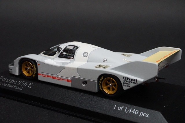 1/43 ミニチャンプス 400826700 ポルシェ 956K 1982 Test Paul Ricard