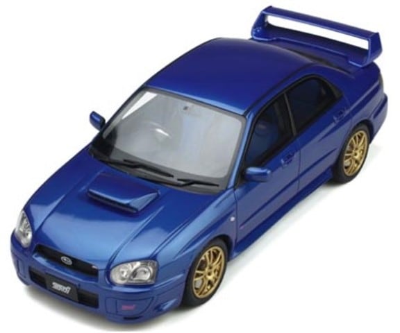 新品OTM369 OTTO 1/18 スバル インプレッサ WRX STI (ブルー