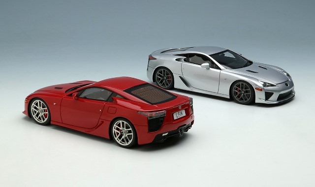 アイドロン1/18 レクサス LFA 2010 ブラック make up ミニカー