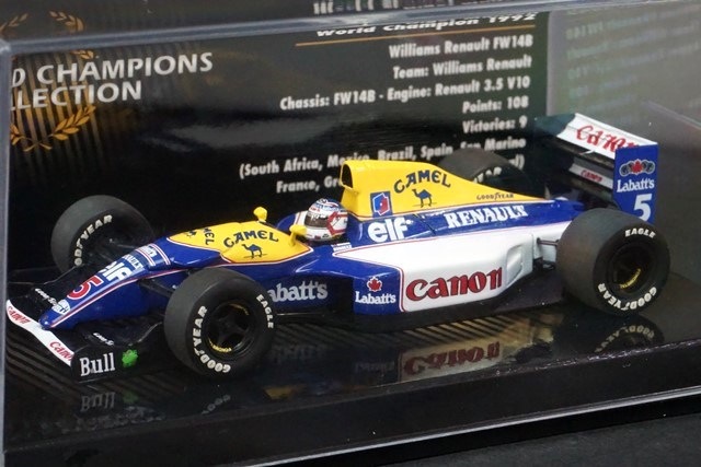 1/43 ミニチャンプス 436920005 ウィリアムズ ルノー FW14B N