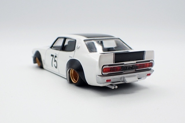 新品 アオシマ 1/64 グラチャン16弾 サメブル4Dr SP④ BoostGear 特注