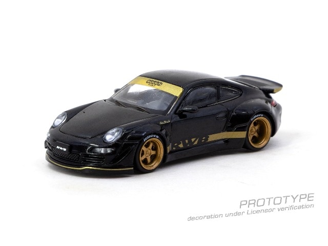 新品 T64-TL057-BK Tarmac Works 1/64 RWB 997 Black , Boost Gear