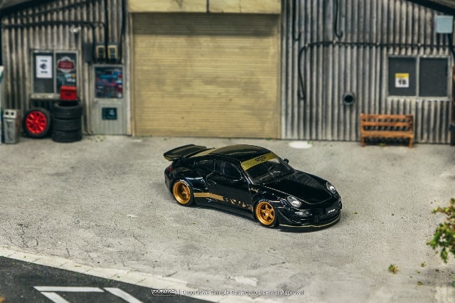 新品 T64-TL057-BK Tarmac Works 1/64 RWB 997 Black , Boost Gear