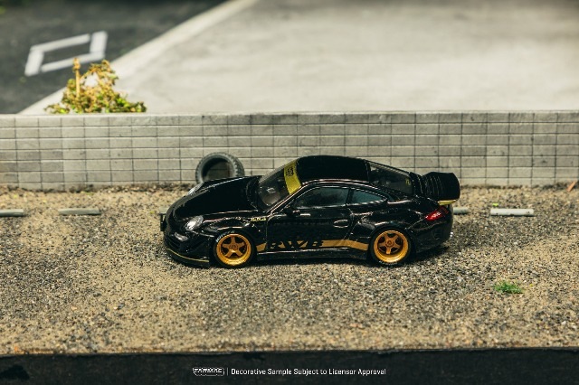 新品 T64-TL057-BK Tarmac Works 1/64 RWB 997 Black , Boost Gear