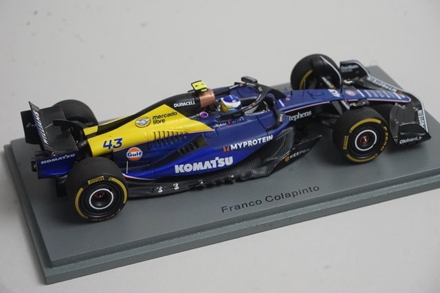 1/43 スパーク S9554 ウィリアムズ FW46 F1チーム メキシコGP 2024 #43