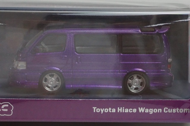 ���� T64R-078-PU Tarmac Works 1/64 �ȥ西 Toyota Hiace Wagon Custom Purple ������250pcs